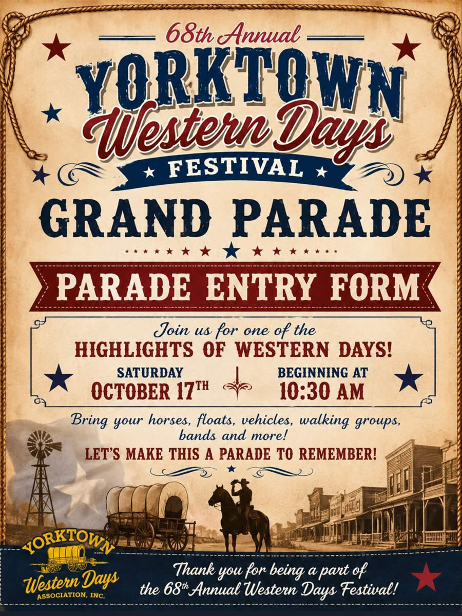 Yorktown Texas Western Days Grand Parade